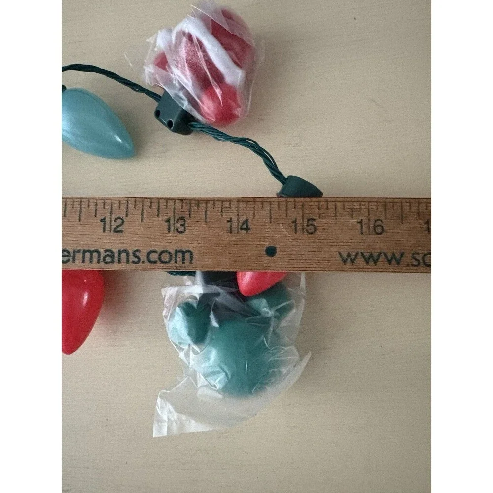 Disney Parks Mickey & Minnie Animated Glow Christmas Holiday Light-up Necklace